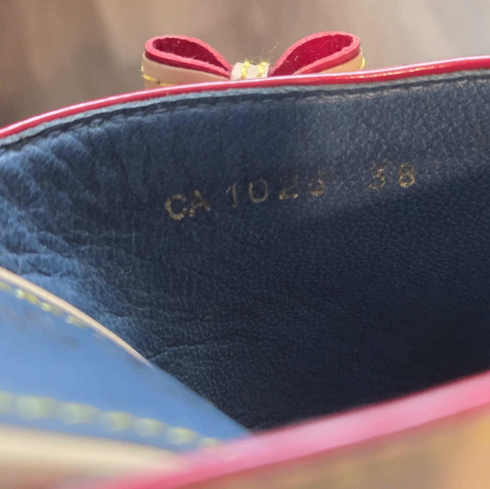 Louis Vuitton Denim Wedge Espadrilles - Picture 6 of 7